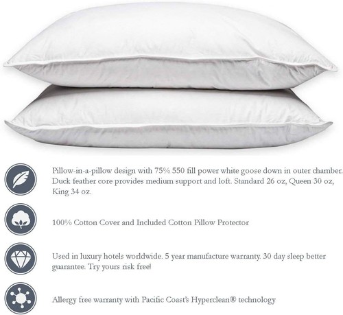 Pacific Coast Touch of down Standard Size 2-Pillow Set with 2 Standard Size Pill - 第 4/11 張圖片