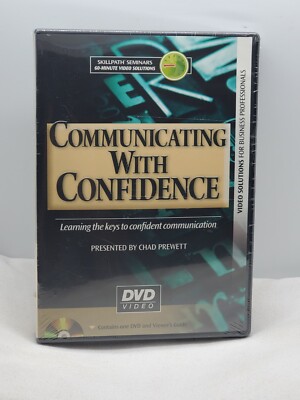  Communicating With Confidence Dvd Presented by Chad Prewett New