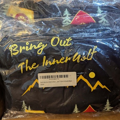 Resale Lot of 6 Long Sleeve Camping Shirts, Dog Themed X-Small to X-Large