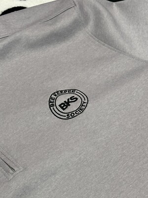 Veste Bettinardi Tour Department Bee Keeper Society - Gris Taille L - 1/4 Zip Golf