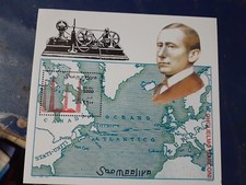 somalia marconi minisheet mint