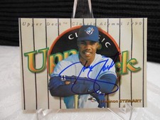Shannon Stewart 1994 Upper Deck AUTOGRAPH Classic Alumni RC #299 Blue Jays
