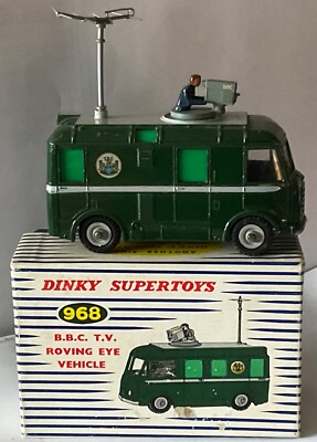 DINKY SUPERTOYS 968 B.B.C TV ROVING EYE FAHRZEUG. TOP MODELL & BOX