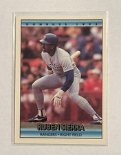 Ruben Sierra (#298) - Texas Rangers - 1992 Donruss Baseball