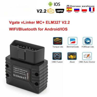 Car Scanner OBD2 Auto Diagnostic Tool OBD 2 Scan PK ELM 327 V1.5