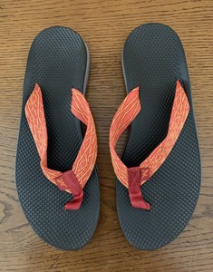 Chaco Womens Flip Flops 11 Orange Never Worn | eBay