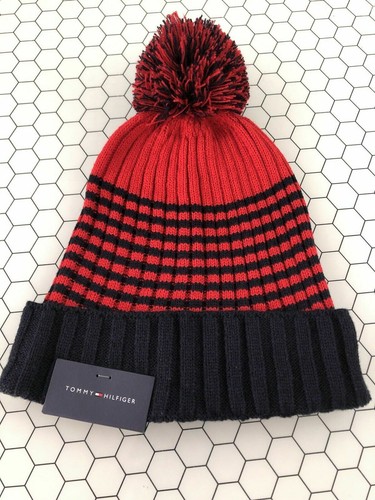 NWT Tommy Hilfiger Mens Icon Pom Beanie 