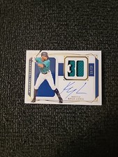 2020 National Treasures Baseball Kyle Lewis Prospect Patch Auto 45/49 - SC6428