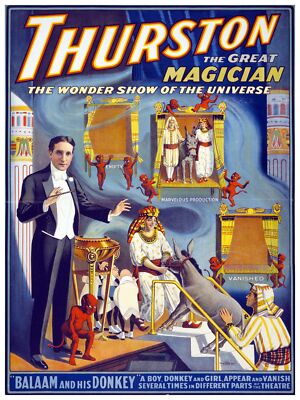 5861.Thurston the great Magician Poster.Home interior design art.Office.Kitchen