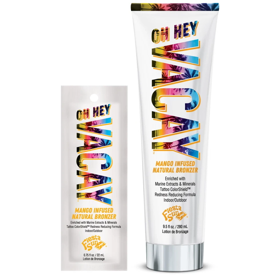 Fiesta Sun Oh Hey Vacay Natural Bronzer sunbed tanning lotion cream