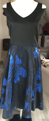 drape dress black Black Draped Off the Shoulder One Sleeve Gown main image 0