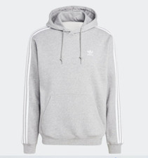 Adidas Originals Adicolor Classics 3-Stripes Hoodie Gray IL2496 h