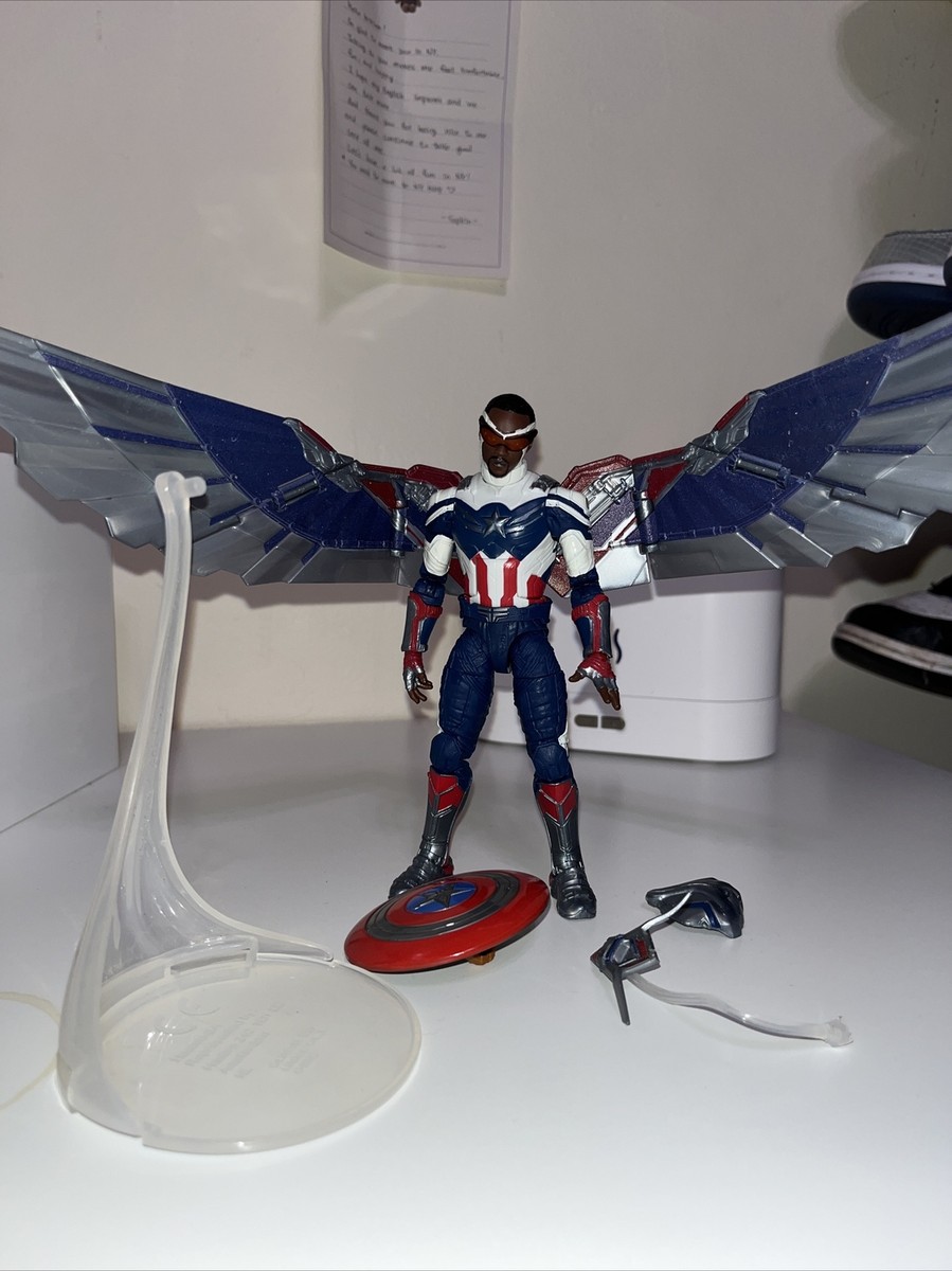 Captain America Falcon Marvel Legends BAF Sam Wilson Complete | eBay