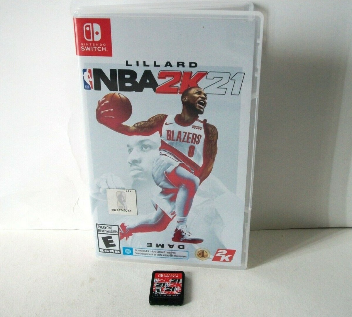 NBA 2K21 Nintendo Switch Good Label Cartridge Basketball Sports