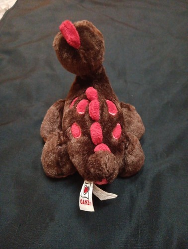 GANZ Webkinz Cocoa Dinosaur HM338 Bean Bag Plush Stuffed Animal Toy 8” No Code - Picture 5 of 5