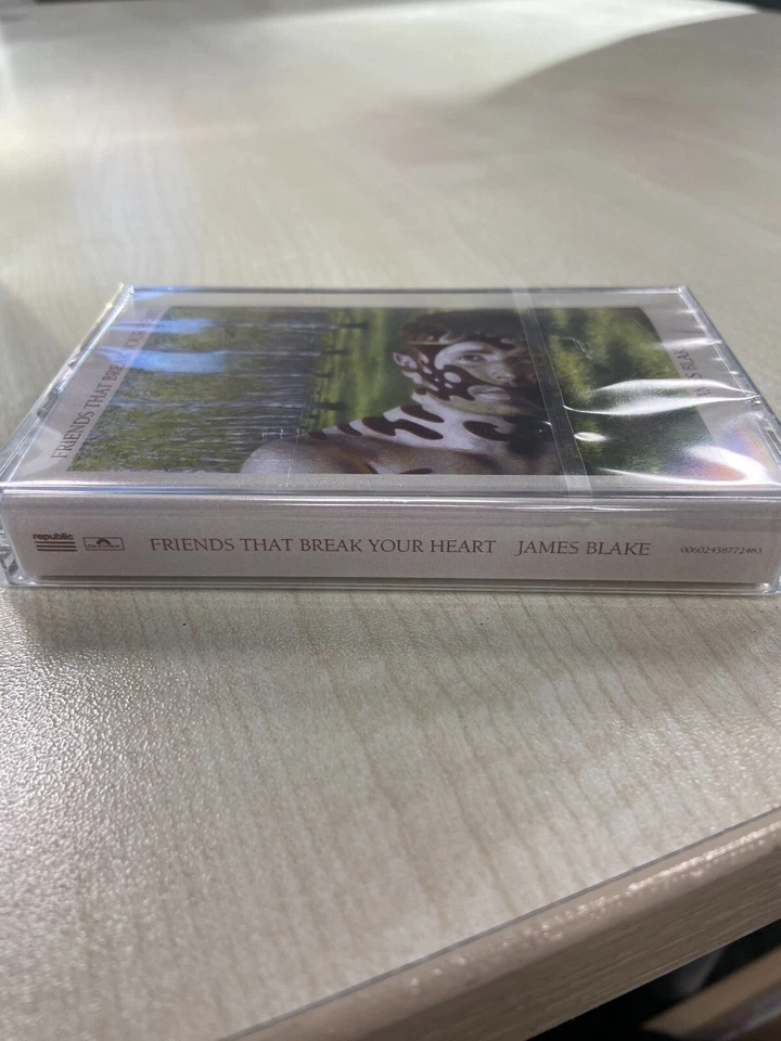 JAMES BLAKE FRIENDS THAT BREAK YOUR HEART UK EXCLUSIVE MAGNOLIA CASSETTE TAPE - Image 3 of 3