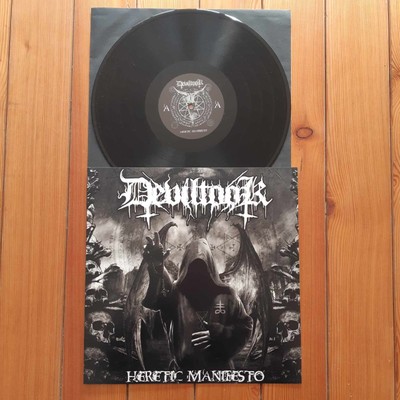 DEVILTOOK heretic manifesto LP Limited Black Vinyl