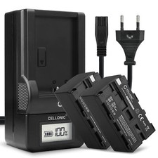 2x Akku für Sony PXW-Z150 CCD-TRV101 DSR-DU1 MPK-DVF4 4400mAh + Ladegerät