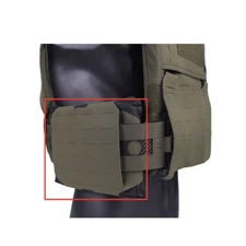 1 Pair Tactical Ves.t Molle Side Plate Pouch Set JPC FCPC FCSK Side Panel Bag