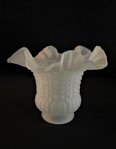 Ricambio Tulipe Tazza paralume vetro lampadario Art nouveau/Liberty H.11 Cm - Foto 4 di 5