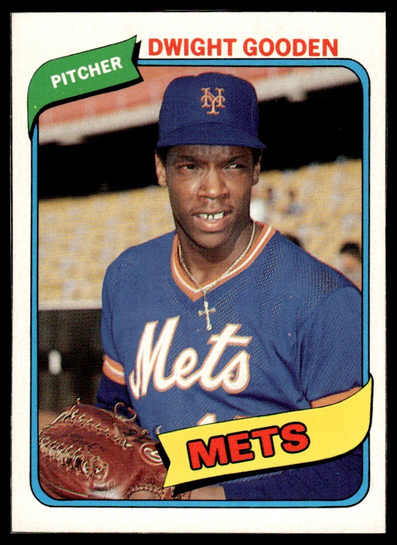 1990 Baseball Cards Presents Card Boom Repli-cards #2 Dwight Gooden New York