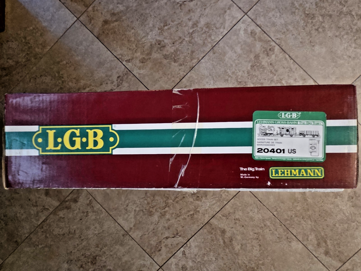 LGB 20401 G Scale Starter Train Set Chiquita Boxcar Steam Loco