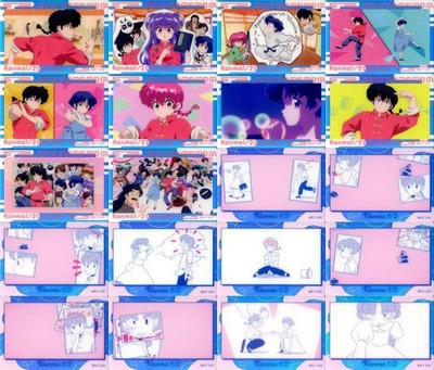 Character Card Complete Set of 20 Types ''Ranma 1/2 Aurora Art Collection''