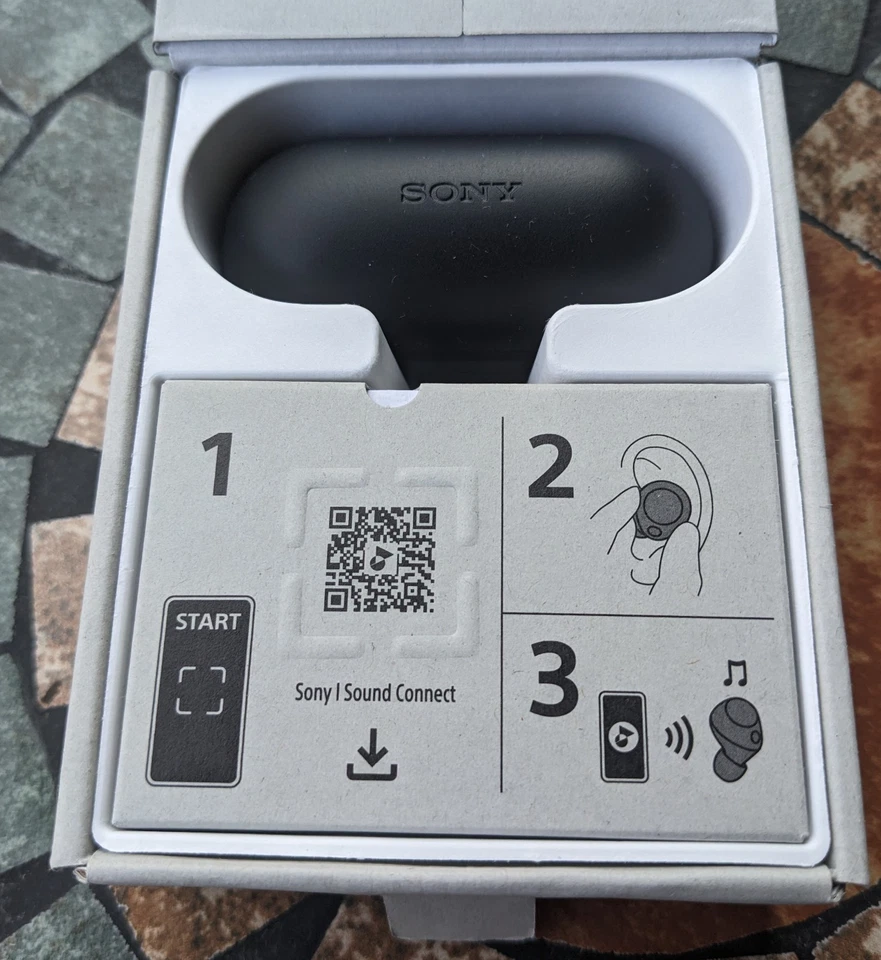 Fones de ouvido Sony WF-C710N verdadeiramente sem fio cancelamento de ruído - Preto - NOVO EM FOLHA LACRADO - Imagem 4 de 4