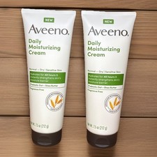 Aveeno Daily Moisturizing Body Cream Normal-Dry/Sensitive Skin 7.5oz ea. 2 PK