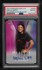 2021 Parkside NWSL Vol 2 Blue Ink /250 Sophia Wilson Smith PSA 8 Rookie Auto RC
