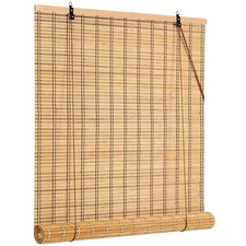 Bamboo Blinds,UV Protection Bamboo Roll Up Shades,Easy to Install Blinds for ...