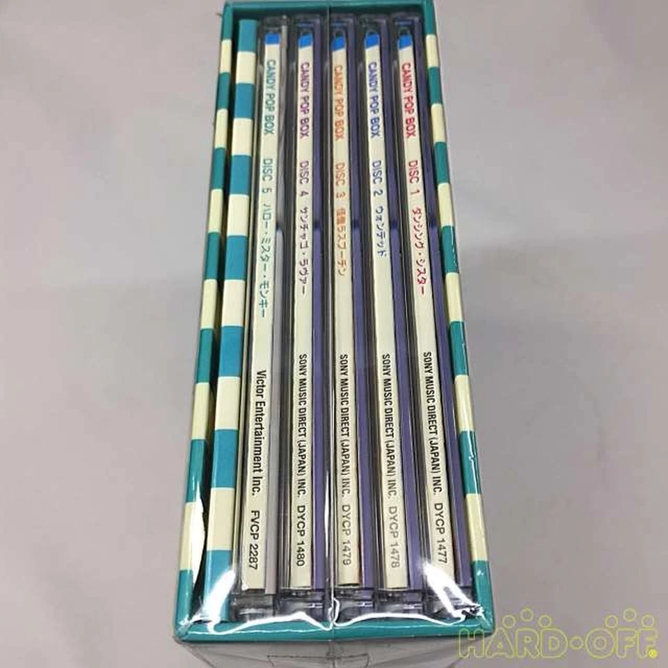 Candy Pop Box JAPAN 5-CD BOX sony music used Foto 2 de 2