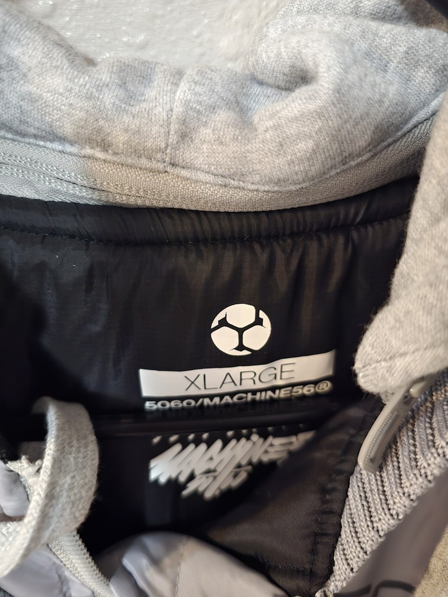 Pre-owned Machine56 Silver Bomber Jacket Batch Mens Size XL Pre