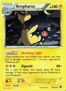 Ampharos 40/114 XY - Steam Siege - LP