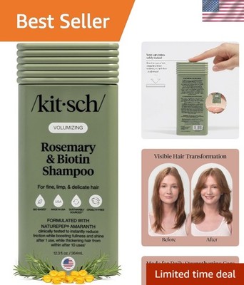 Revitalize Hair with Rosemary & Biotin Shampoo - Boost Shine & Volume!