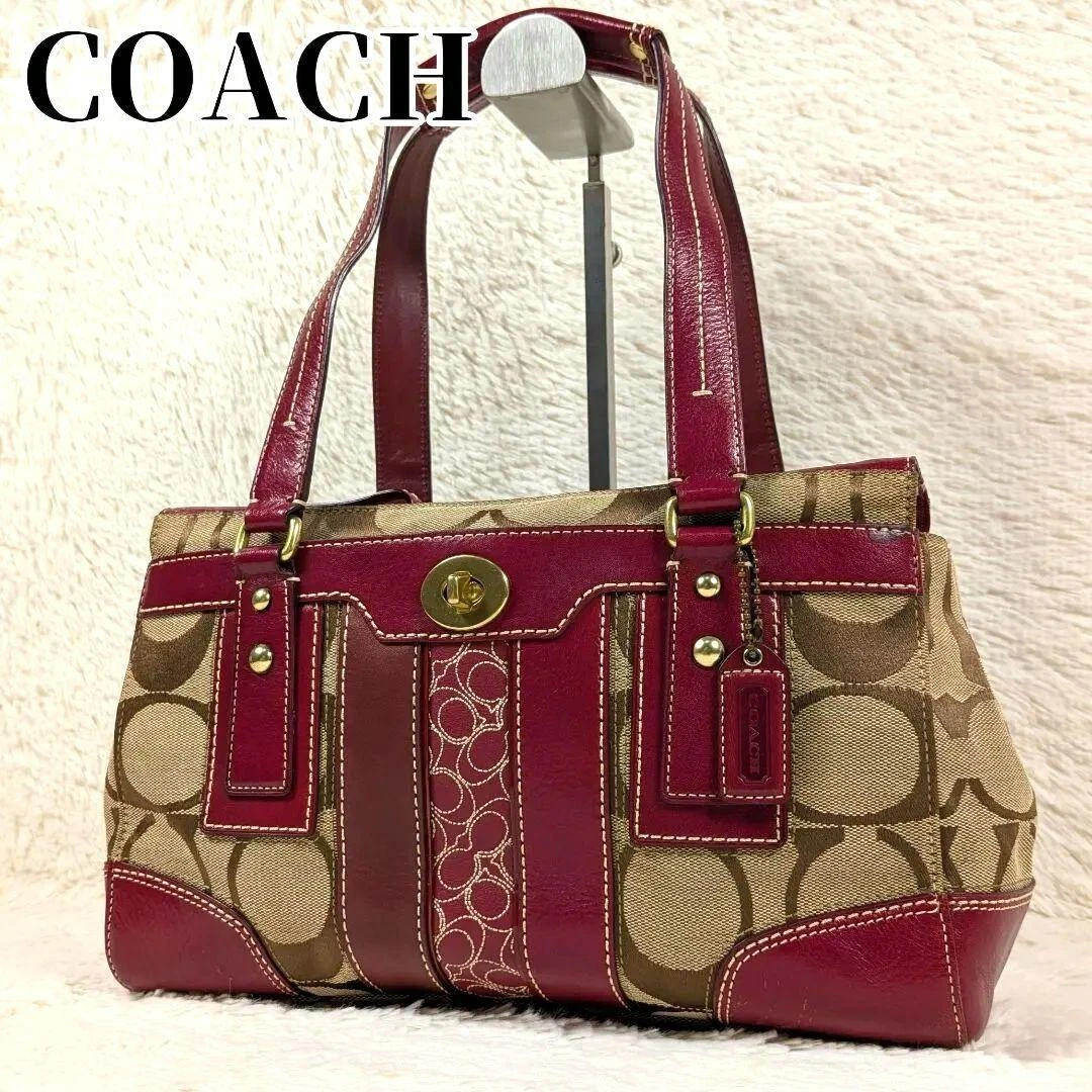 Coach Red Tote Handbags & Purses for Women for sale - eBay