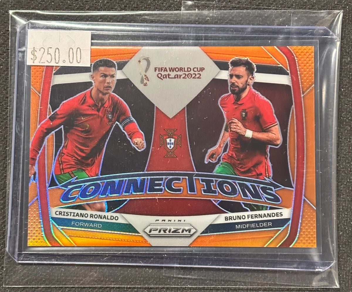 2022 Panini Prizm World Cup Qatar Bruno Fernandes Cristiano