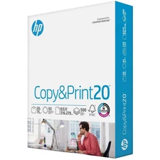 HP Printer Paper 8.5 x 11 Paper Copy &Print 20 lb 1 Ream Case - 500 Sheets