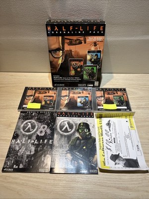 Half-Life: Adrenaline Pack (PC, 1999) Big Box With Manuals