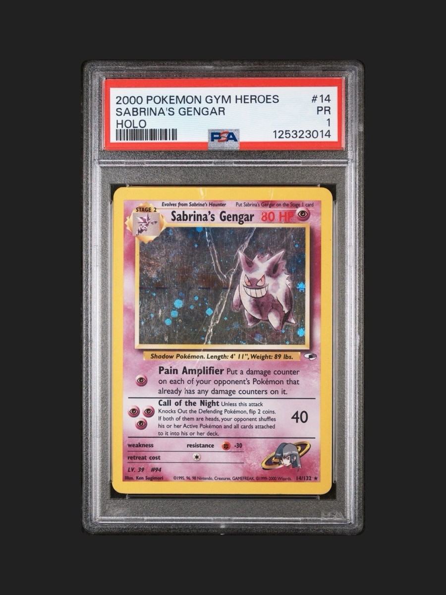 Sabrina's Gengar 14/132 Gym Heroes Holo for sale online | eBay