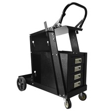 4 Drawers Rolling Heavy Duty Welding Cart for TIG MIG Welder Plasma Cutter 265lb
