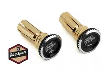 ProTek PTK-5080 - Twist Lock Adjustable Bullet Plug Grips, 5mm (Black/Black)