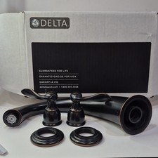 Delta BT2796-OB Two Handle Roman Tub Faucet Trim Oil Rubbed Bronze Lever