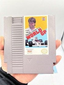 Michael Andretti's World GP NES Nintendo Complete CIB Good Condition! Nice!