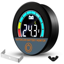 Battery Monitor Voltage Meter DC 12V 24V 48V 60V 72V 84V Waterproof Digital I...