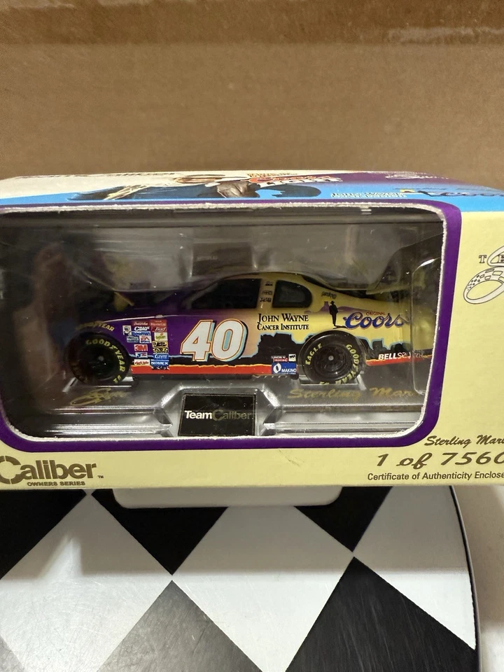 ¡PACK DE 2! STERLING MARLIN #40 COORS 1/64 Equipo Calibre Nascar Diecast ¡CON ESTUCHE! Foto 3 de 4