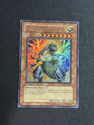Yu-gi-oh! TCG  Super Conductor Tyranno SD09-EN001 Ultra Rare 1st Edition NM