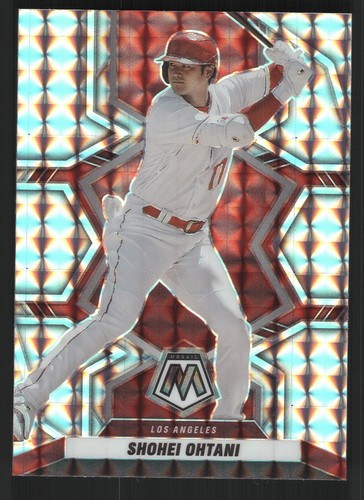 2022 Panini Mosaic #164 Shohei Ohtani SILVER MOSAIC PRIZM Angels Dodger MVP GOAT