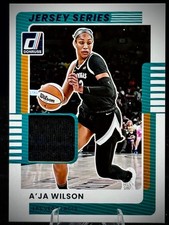 2025 Panini WNBA Donruss - A'Ja Wilson #49 - Jersey Series [BLACK]