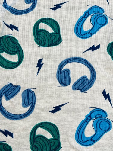NWT Boys Toddler Sleep on It Music Pajamas 2pc soft 4 5 Headphones design $28 - Picture 4 of 5